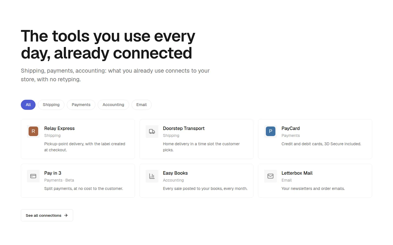 The ConnectionDirectory block