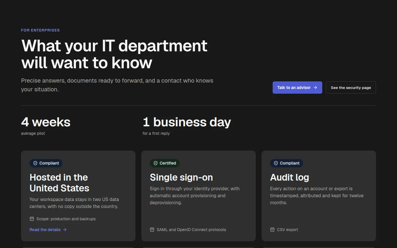 The EnterpriseTrust block