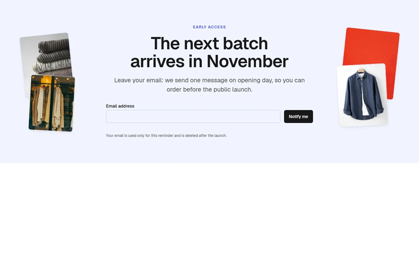 The Waitlist block