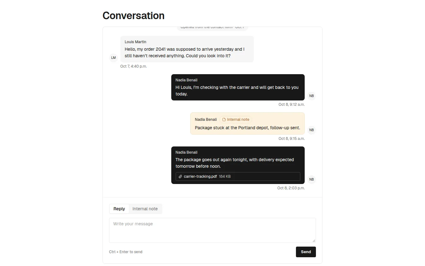 The Conversation block