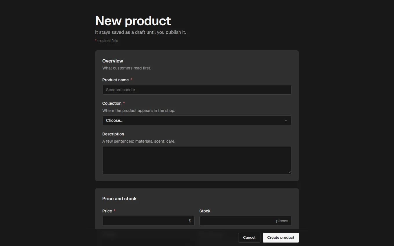 The RecordForm block