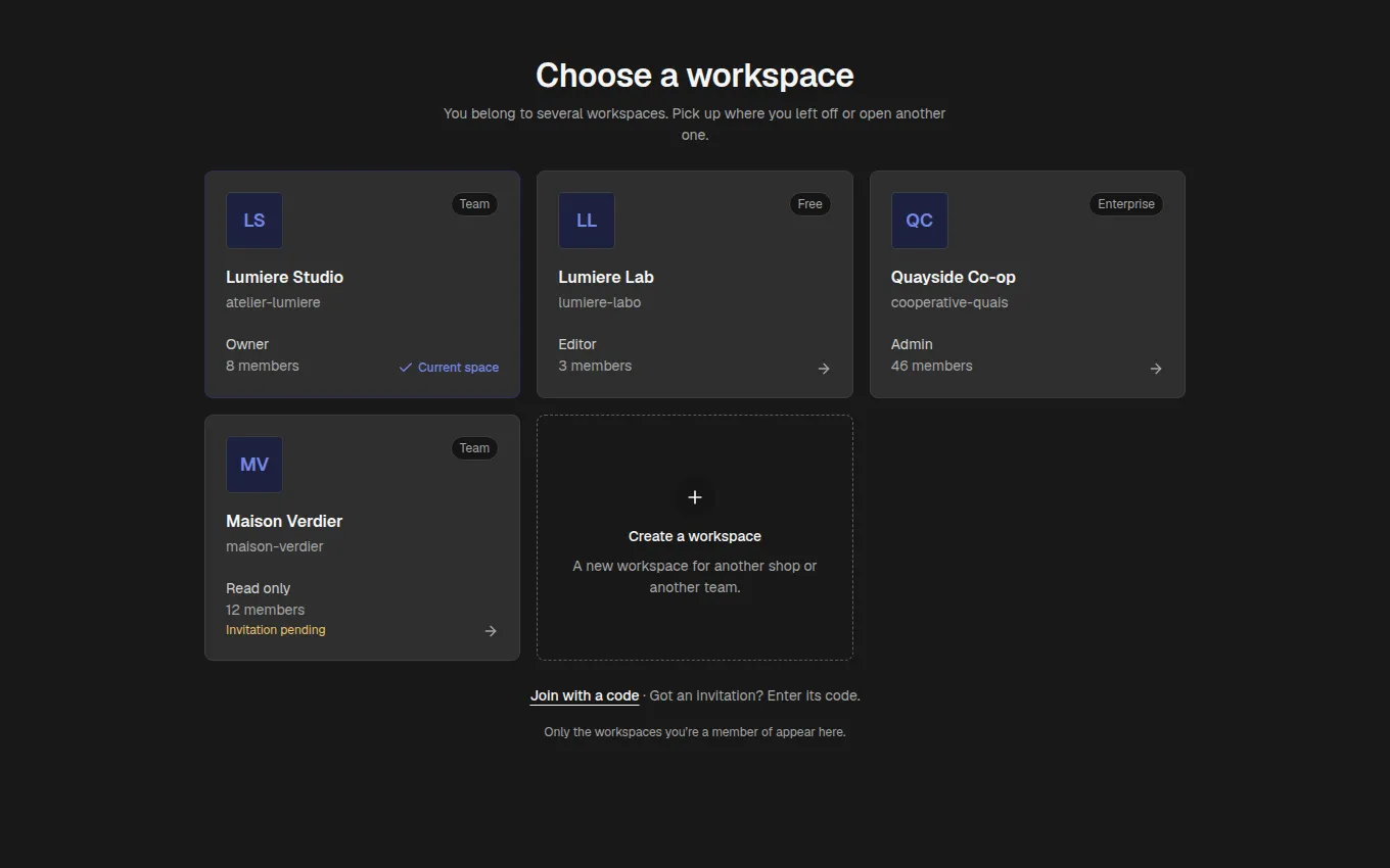 The WorkspaceDirectory block