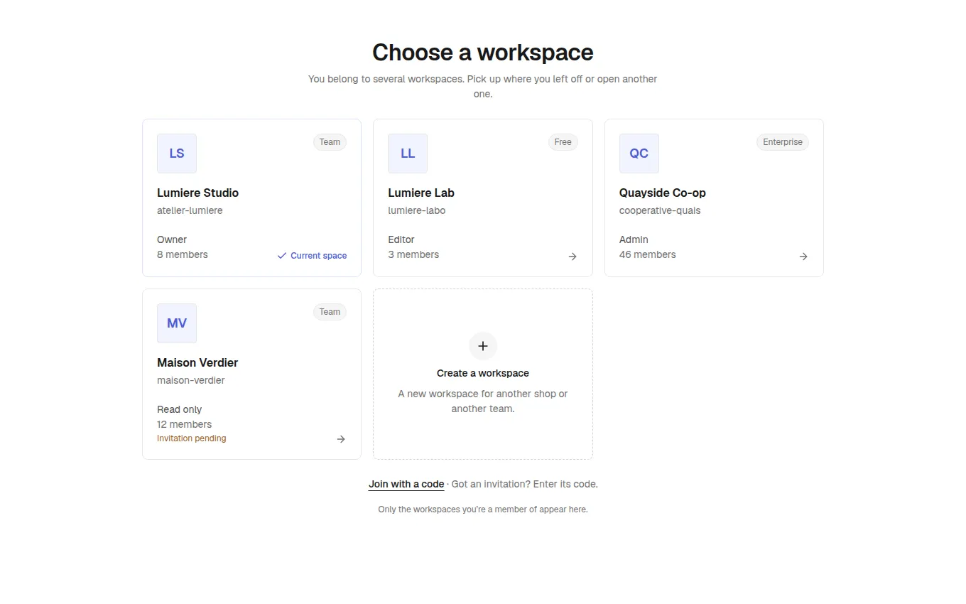 The WorkspaceDirectory block