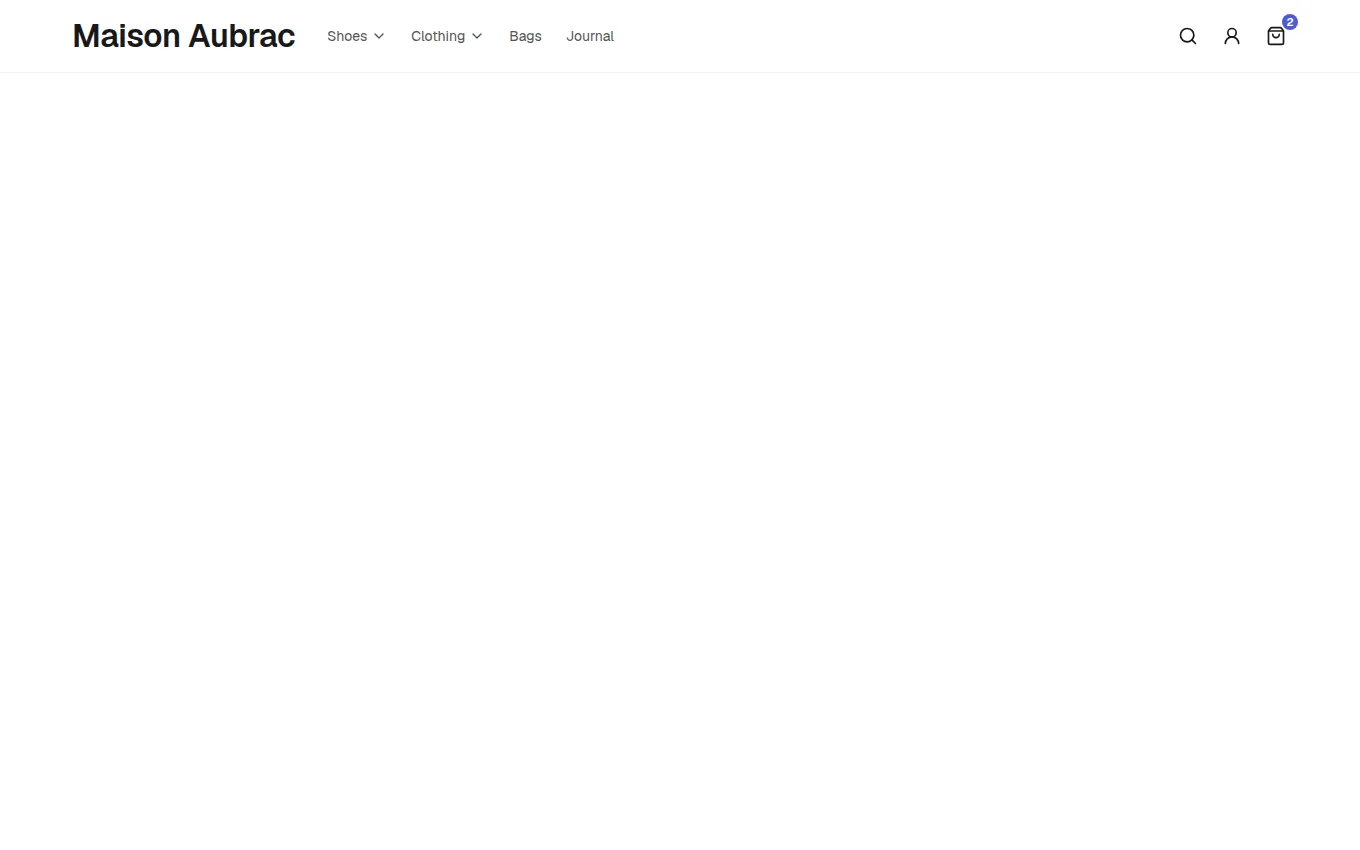 The MegaMenuHeader block